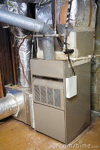 old gas furnace